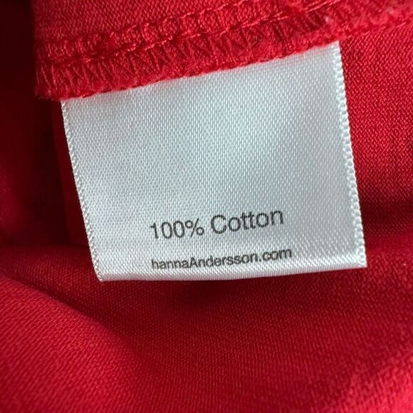 Hanna Andersson Red Pink Dress with Pockets 110 / 5 - Picture 5 of 6